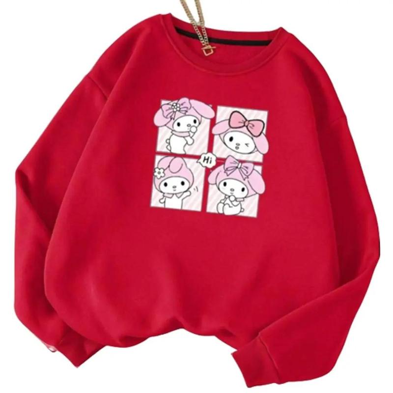 Baju Kaos Anak Perempuan Lengan Panjang 3-15 Tahun Hoodie 5