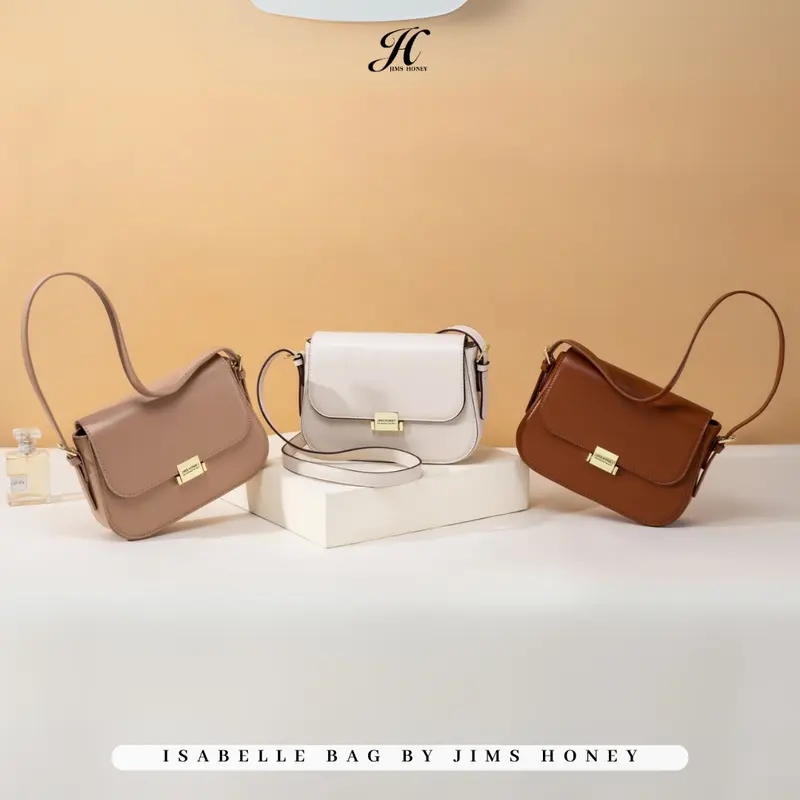 JIMS HONEY - Isabelle Bag - Tas Selempang Wanita Kulit tas lebaran Slingbag Tas Tangan Wanita korean style aesthetic 7