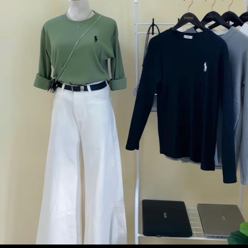 [ NGỰA TAY DÀI ] Áo Nữ From Rộng Thêu Ngựa Tay Dài Cottton Tàu Top Women 5