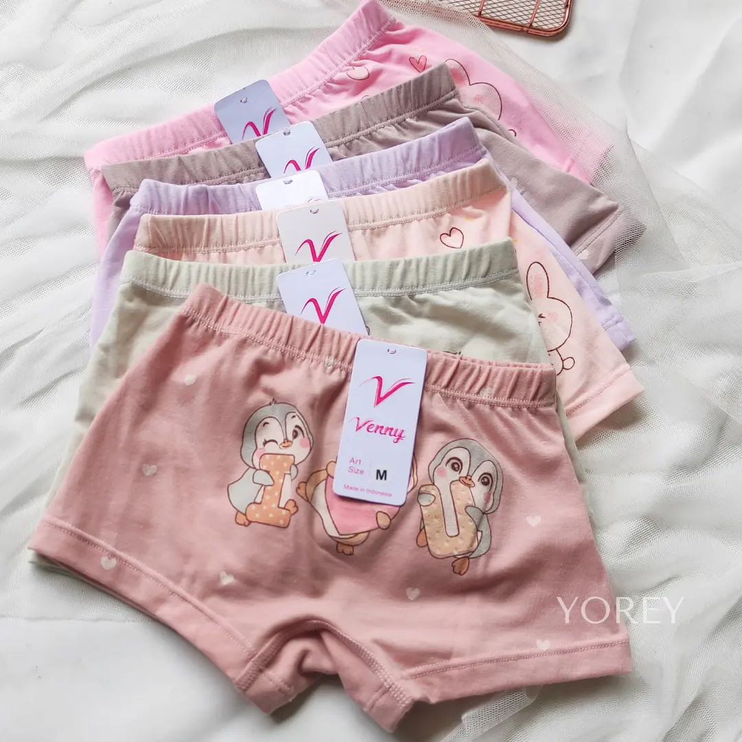 Celana Dalam Anak Perempuan Boxer Anak Perempuan Venny CD Anak Cewek