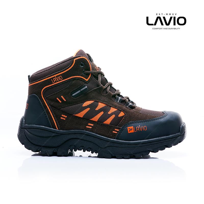 Sepatu Pria Safety Boots High Quality Premium Ujung Besi Sefty cowok Outdoor Hiking Mendaki Gunung Boot Kerja Lapangan Proyek Lavio Axel 5