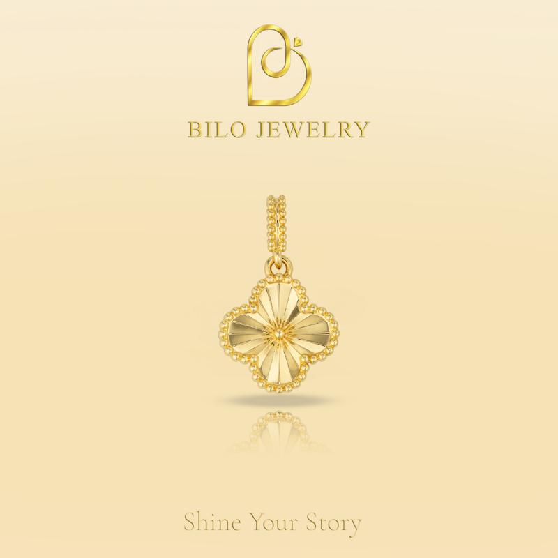 Phụ kiện mặt dây chuyền cỏ rỗng 3D Bilo Jewelry • Phụ kiện thời trang