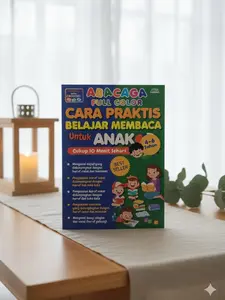 Buku anak ABACAGA cara praktis belajar membaca full colour
