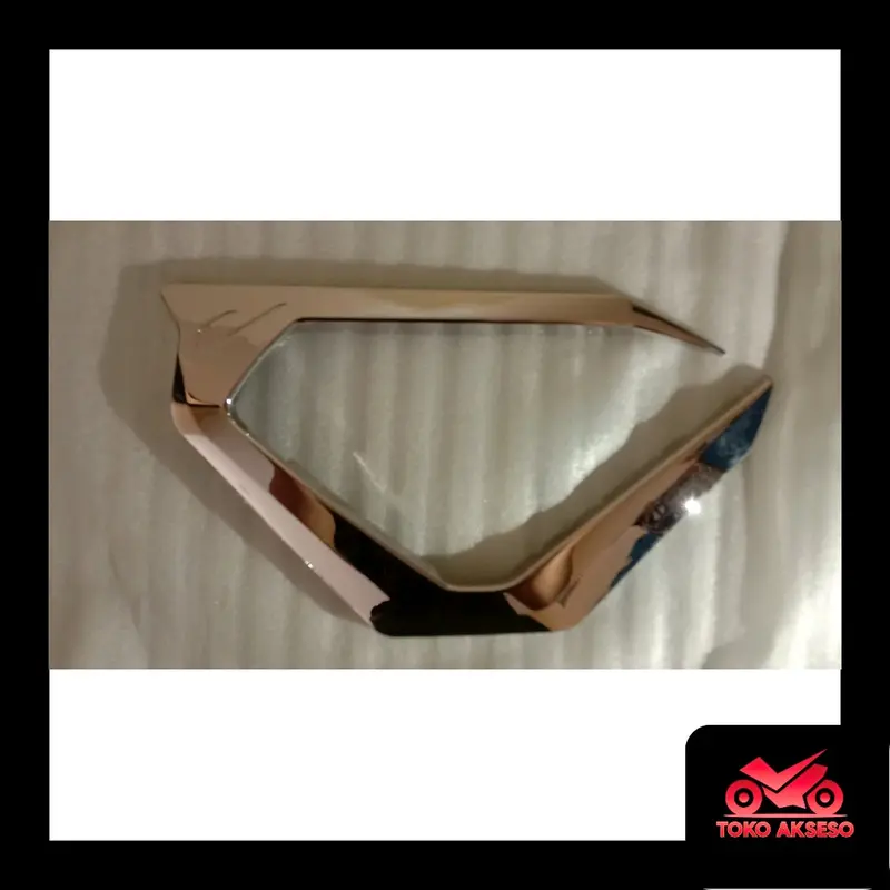 Garnish Cover Radiator Honda New Vario 125 & 150 Esp Chrome Original Honda (2018 - Sekarang) aksesoris motor 1