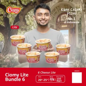 CIOMY - Beli 6 Lebih Hemat Cuanki Kuah Keju Creamy Cup Lite Halal & Sudah BPOM