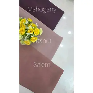 NAJWA Pashmina bahan sabrina anti UV Pashban / tanpa pashban free cadar