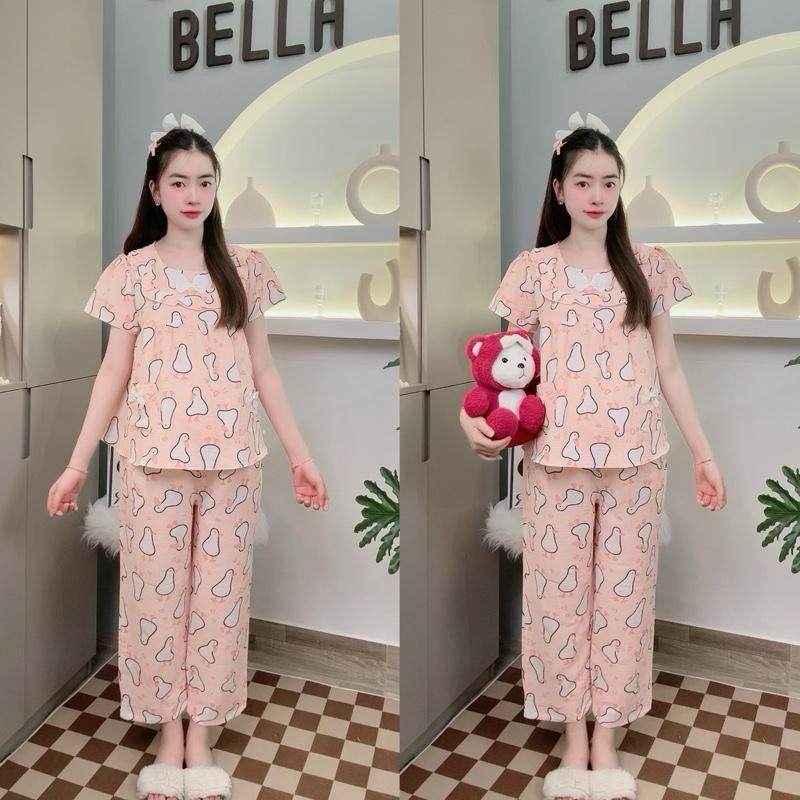 [ ẢNH THẬT ] ( 40 - 75kg ) Đồ Bộ - Đồ Ngủ Bầu Mặc Nhà Xốp Thái Hình Thú Nhiều Màu Sắc, Áo Khoá Ti Mềm, Mịn Mát