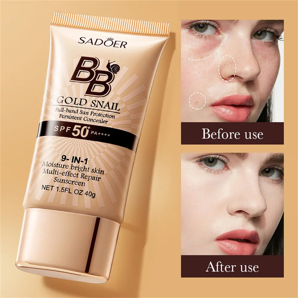 （NEW&COD）  Spf 50+ Gold Collagen Sunscreen Lotion Skin Care Waterproof Non Greasy Uv Protective Sun Block Cream Sunscreen Suit