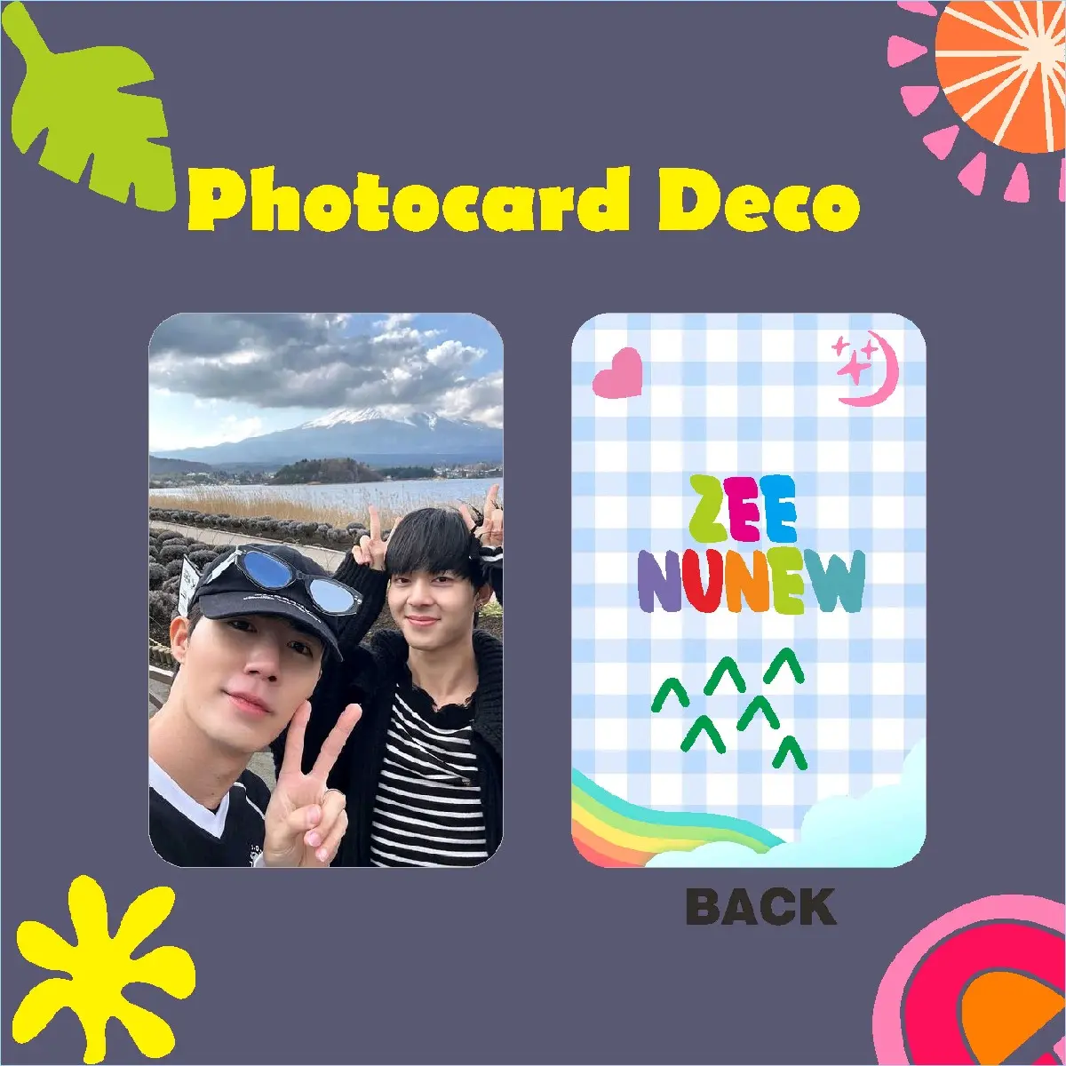 photocard aktor thailand isi 7 lembar