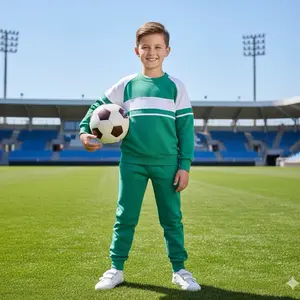 Gomader Setelan Olahraga Anak Sekolah TK/SD Kulit Jeruk Toska Seragam