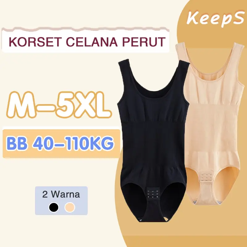 KeepS S-5XL 40-110kg korset pelangsing perut buncit korset melahirkan korset celana celana korset pelangsing perut 0