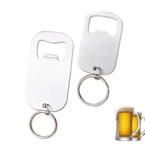 Creative Stainless Steel Bottle Opener, Simple Soda Drink Opener, Mini Keychain Beer Bottle Opener, Portable Party Small Gift