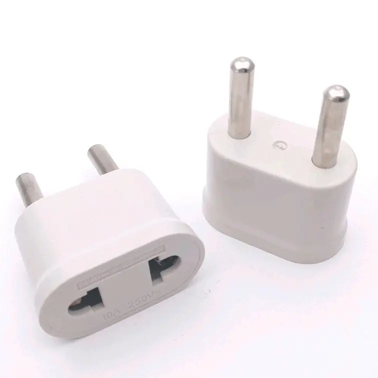 Over Steker Gepeng / Colokan Listrik Bulat ke Gepeng 1pcs / Convert ASIA EU to US JPN Taiwan Jepang China Adaptor sambungan charger handphone lampu multifungsi 5