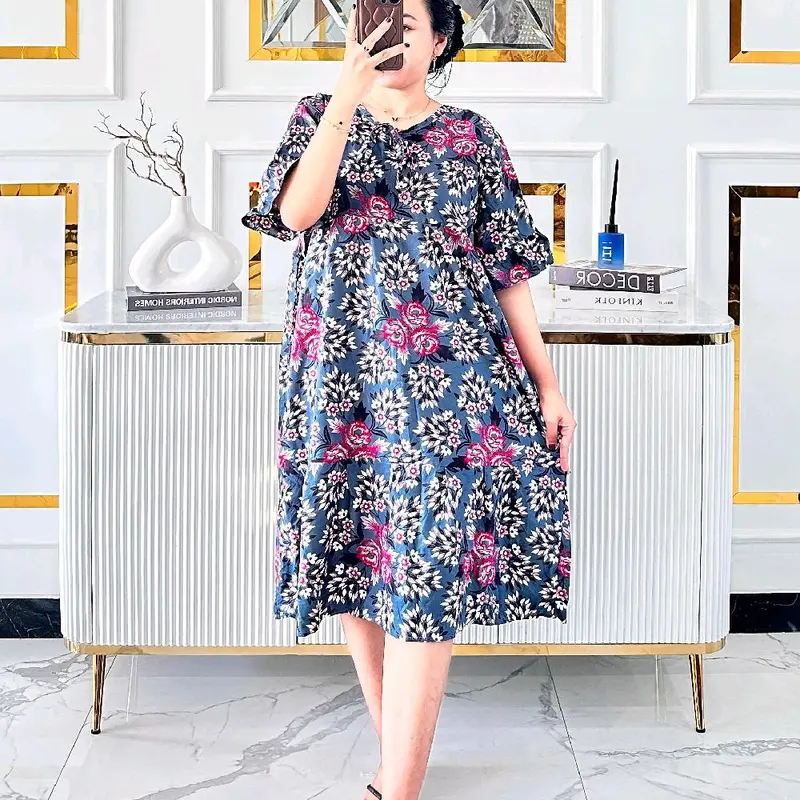 DASTER JISSO JUMBO BUSUI WANITA BAHAN RAYON PREMIUM ADEM NYAMAN RATU LAKU DASTER Bumil Dress  Rempel 5