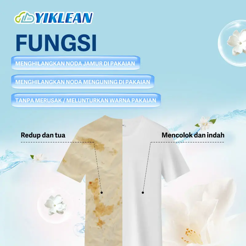 PAKET BUNDLING YIKLEAN Pembersih Tangki Mesin Cuci, Tablet pembersih lantai,Kitchen cleaner dan cloth remover ,1kali beli semua area Bersih-KINCLONG TANPA RIBET 2