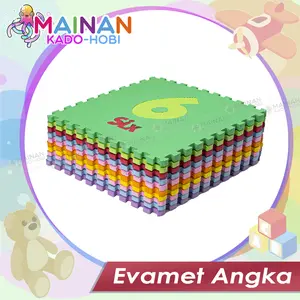 MAINAN PUZLLE MATRAS EVAMET FOAM PREMIUM TEBAL KARAKTER ANGKA