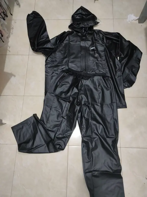 [BISA COD] JAS HUJAN ASV KARET "A" CLASS ORIGINAL With Flashlight S Raincoats With Pedal 2
