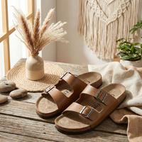 Gambar Porto Vintage LEO - Sandal Lebaran Ringan Pria Smooth Sintetis Kasual - Black, 40 dari Porto Footwear Kota Administrasi Jakarta Utara 5 Tokopedia