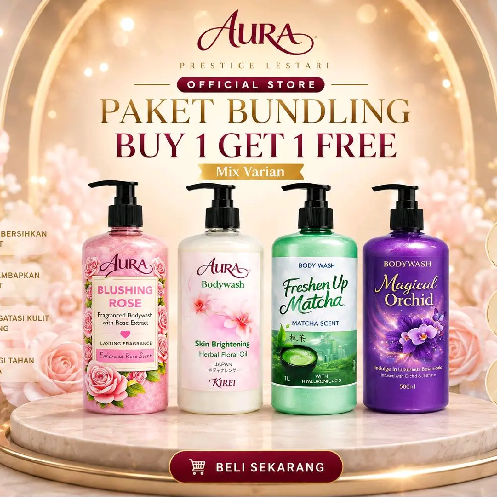Promo Hemat beli 2 Sabun Mandi Cair pump 500 ml