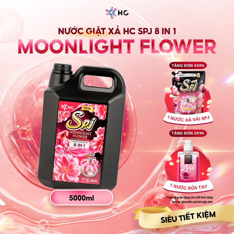   CAN 3.5L - 5L Tặng Quà  Nước Giặt Xả Thái Lan HC SPJ Đen 8 TRONG 1 – Bản Mới MOONLIGHT FLOWER Hương Thơm Bí Ẩn Đánh Bay Vết Bẩn Lưu Hương 24h Date Mới Nhất 