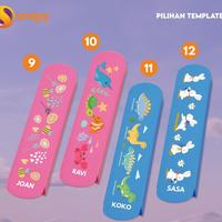 Gambar Alat Makan Custom Print Design Nama / Cetak Souvenir Peralatan Makan - Biru dari Snapy Kota Administrasi Jakarta Selatan 4 Tokopedia