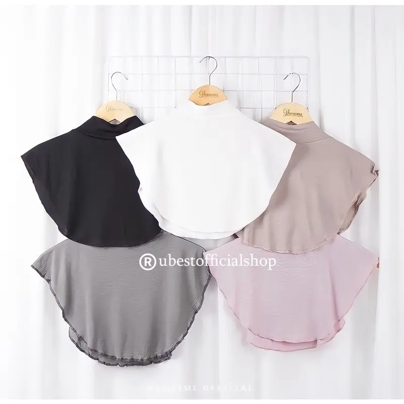 Manset Leher Wanita Muslim / inner dada / inner leher / dalaman dada / Manset kaos [Ain]