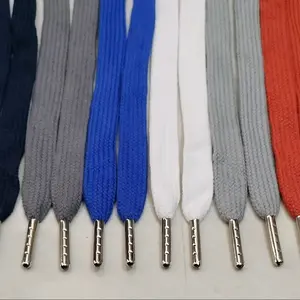 tali sepatu besar / tali sepatu gemoy panjang 120cm lebar 15mm bahan katun varian warna harga jual per. 2pcs