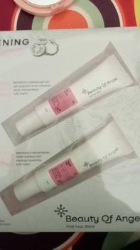 Product Review of Beauty Of Angel White Tomato Series Cream pencerah wajah melembabkan kulit kusam mengandung collagen Mencerahkan Pria Hitam Scrub Perawatan from e** w**n 2