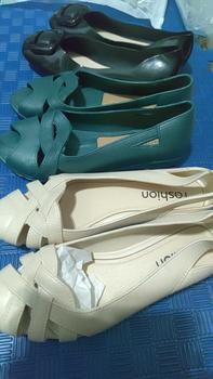 Product Review of LVR TG1726 Sepatu Flat Shoes Wanita Jelly Fashion from m**s 1