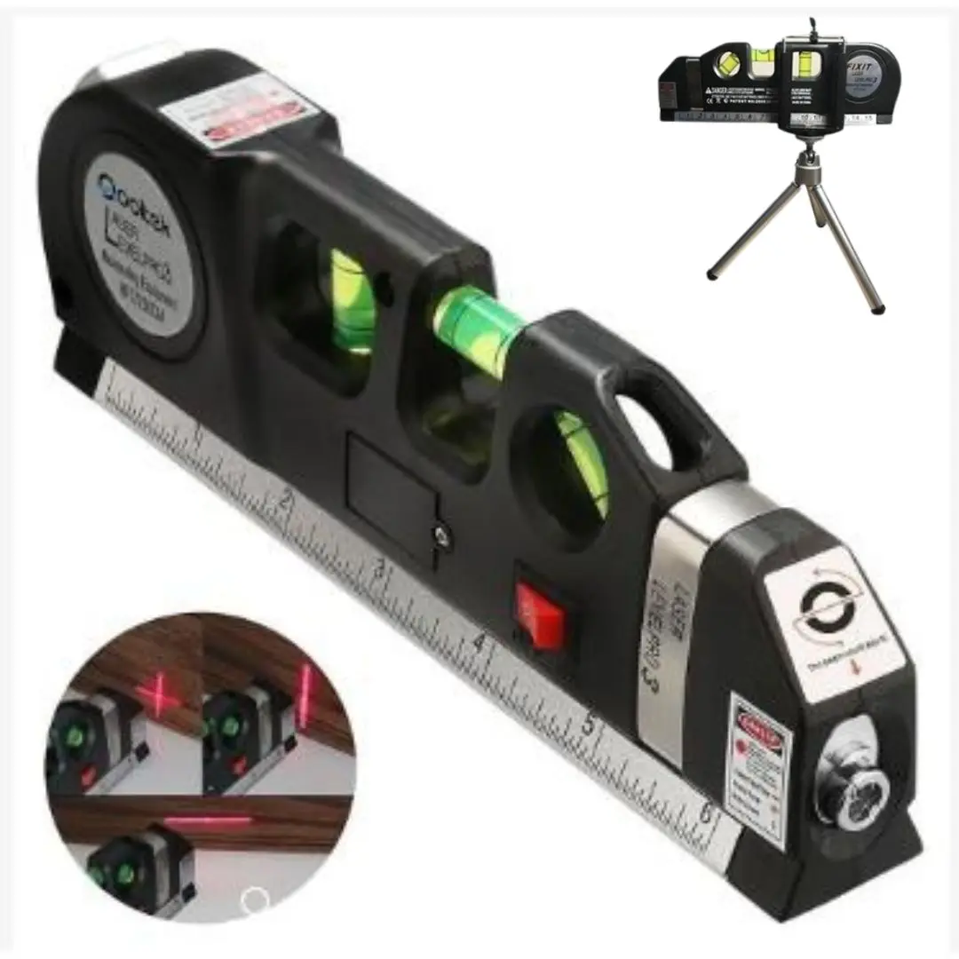 Fixit LevelPro3 Meteran Laser Manual / Fixit Level Pro 3 Alat Ukur Meteran Elektrik Digital Penggaris Tripod Laser Infrared Waterpass