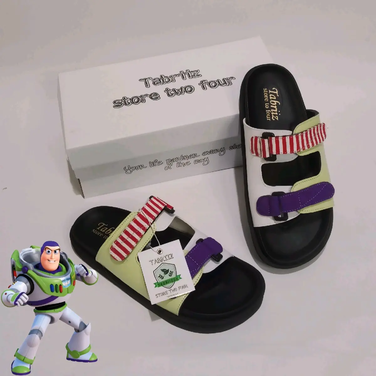 Sandal wanita kekinian buzz lightyear series birken Sendal