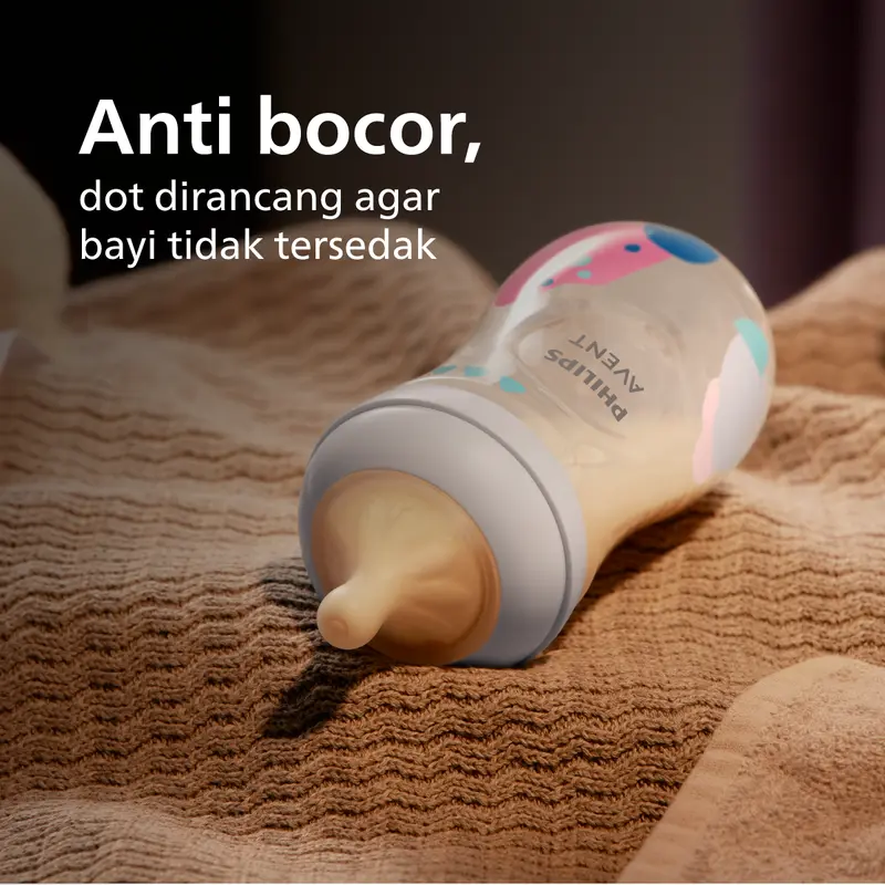 Philips Avent | Botol Susu Bayi | PPSU Natural Response | Dot Seperti Payudara Ibu & Tahan Hingga 180°C | 125 ml | Single | SCY940/01 5