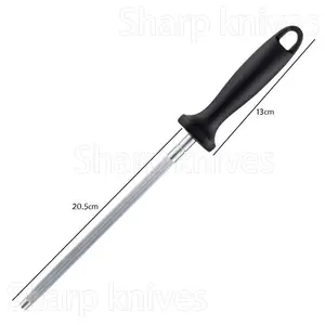 Asahan Pisau Stik Stainless Steel / Knife Sharpener Honer Honing Stick / Stik Asahan Stainless Steel