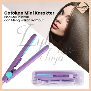 Catokan Mini Catokan Rambut Pelurus Rambut FJ-10 Straightener Curly Sisir catokan  rambut