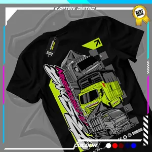 Kaos Truck Rest Area Penundan V2 Alas Roban Terbaru Unisex - Tshirt Pria Wanita - Baju Sopir Alas Roban