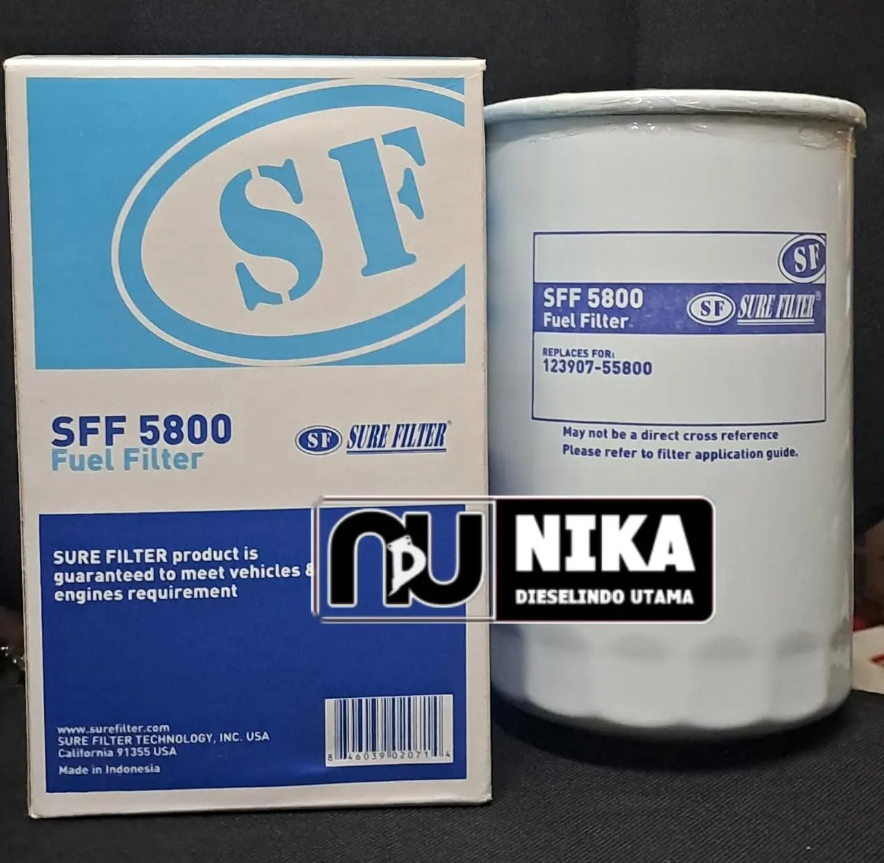 FUEL FILTER SFF5800 / FILTER SOLAR SFF 5800 SURE FILTER