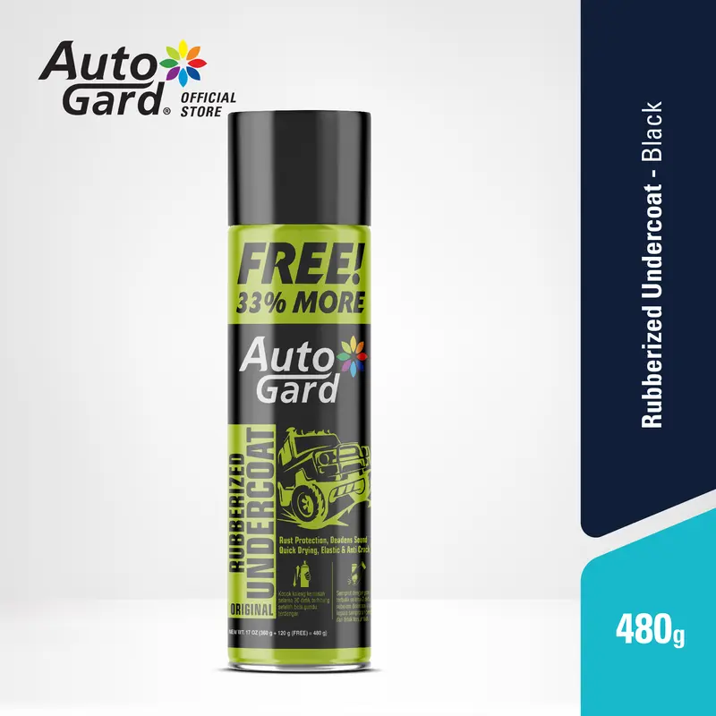 AUTOGARD RUBBERIZED UNDERCOAT ORIGINAL - Cat Semprot Peredam Suara 0
