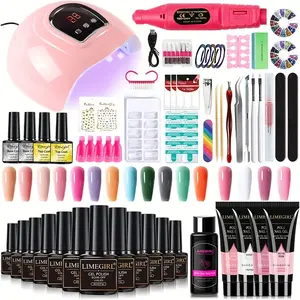 Nail Set With Nail Lamp Drill Machine Manicure Set Nail Dryer Nail