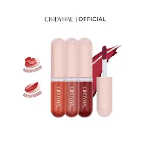 Cindynal Lipstick Velvet Matte Transferproof Lip Gloss Capsule Lip Long Lasting 10 Warna