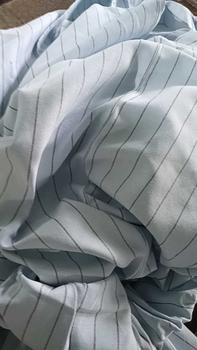 Product Review of S164 SET ĐỒ NỮ GỒM ÁO SƠMI KÈM QUẦN SUÔNG CHẤT LIỆU LINEN HOẠ TIẾT SỌC FREESIZE- set đồ sang chảnh nữ from n** H** 0