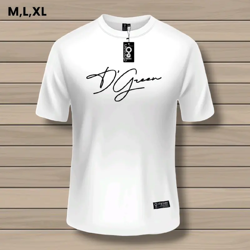 Baju Kaos Pria D'green Size M-XL Lengan Pendek Bahan Katun Combet T-shirt Distro Cowok Keren 3