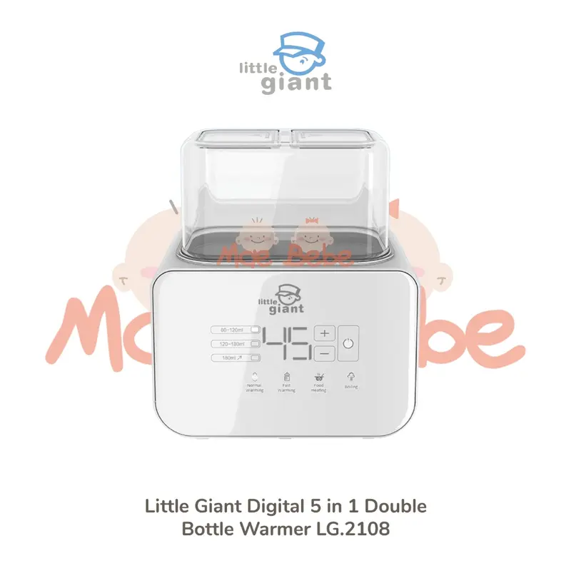 Little Giant Digital 5in1 Double Bottle Warmer Sterilizer Penghangat Botol Susu LG.2108 0