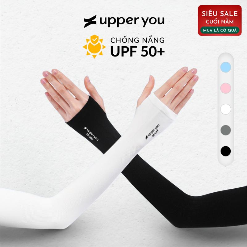  Găng Tay Chống Nắng UV Thời Trang Đạt Chuẩn UPF50+ UPPER YOU Thun Lạnh Cao Cấp Co Giãn 4 Chiều - OTX01 OTX03 