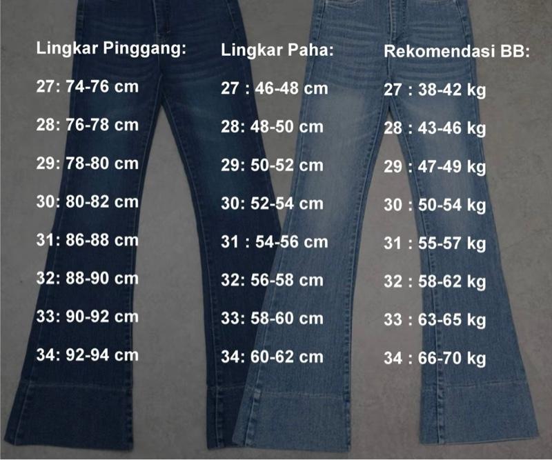 By Ammara Fashion - High Waist Jennie Cutbray Jeans Wanita Premium High Waist Lipatan Kaki Besar Bahan Streach Nyaman Untuk Ootd Size 27-34