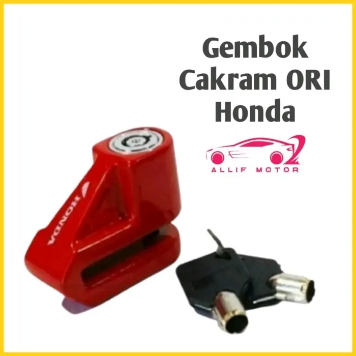 Kunci Disk Cakram Gembok Piringan Honda Asli Ori AHM