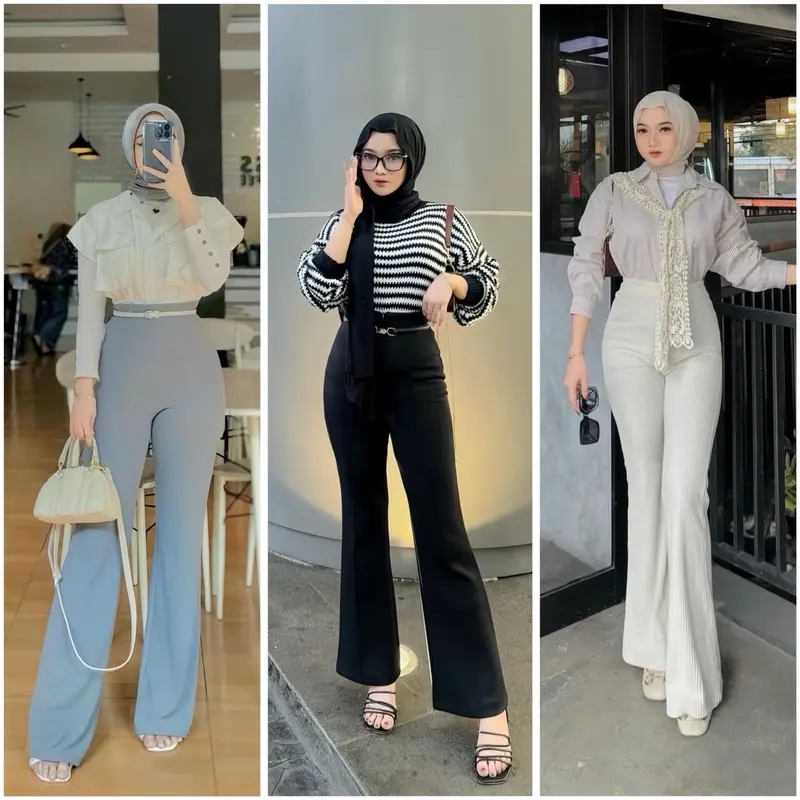 Celana Kulot Skuba Cutbray Highwaist VOL 1 Scuba 0