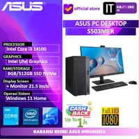 Gambar PC DESKTOP ASUS S503MER I3 14100 8GB 512GB W11+OHS 2Y GRY -3850331WS - Campaign, Windows 11 Home, Grey dari IT GAMING ID Kota Administrasi Jakarta Pusat 1 Tokopedia