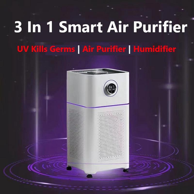 Product Introduction of Pro Smart Air Purifier Kills Germs 99.9% Elite Tuya Smart Remote Wifi Control Fresh Air Healthier For Home 8
