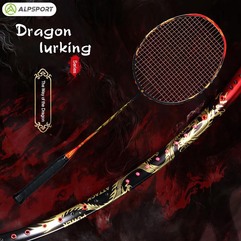  ALP QY 4U Max  38 lbs15KG  T1100 MXH TECH Chuyên Nghiệp Nhẹ Tấn Công Được Làm Bằng Sợi Carbon Thích Hợp Cho Người Mới Bắt Đầu Và Học Sinh Hàng Có Sẵn COD ALPSPORT,COD 28 lbs - 30 lbs đã căng dây cầu lông Cán Vợt Đồng vợt vs rồng văn 