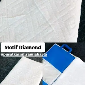 Kain Ihram Mikrofiber Premium / Kain Ihrom Haji Umroh / Kain Ihram Laki laki Dewasa